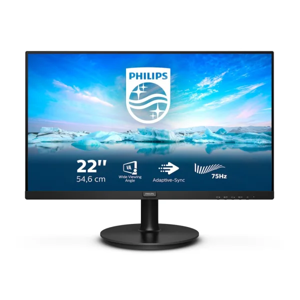 Philips V-Line 222V8LA 22 Zoll Full HD VA LED 16:9 75 Hz Monitor