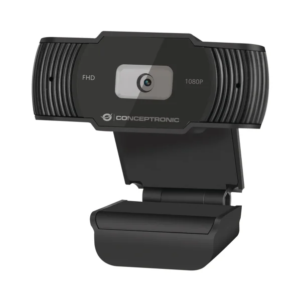 CONCEPTRONIC AMDIS04B 1080P FullHD Webcam mit Mikrofon