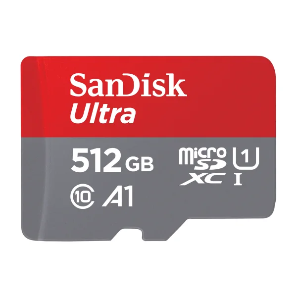 SanDisk Ultra 512 GB microSDXC Speicherkarte Kit (2022) bis 150 MB/s C10, U1, A1