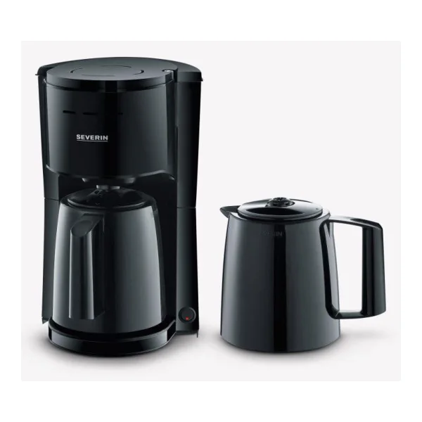Severin KA 9307 Filterkaffeemaschine 2 Thermokannen schwarz