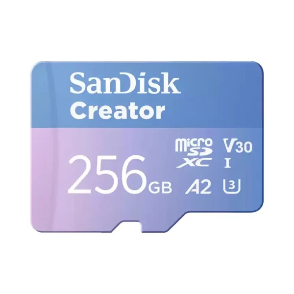SANDISK Creator microSD-Karte 256GB UHS-I-Speicherkarte bis 190 MB/s