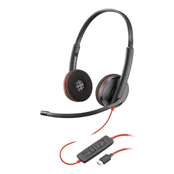 Poly Blackwire C3220 - 3200 Series - Headset USB-C/A, ANC, UC-zertifiziert