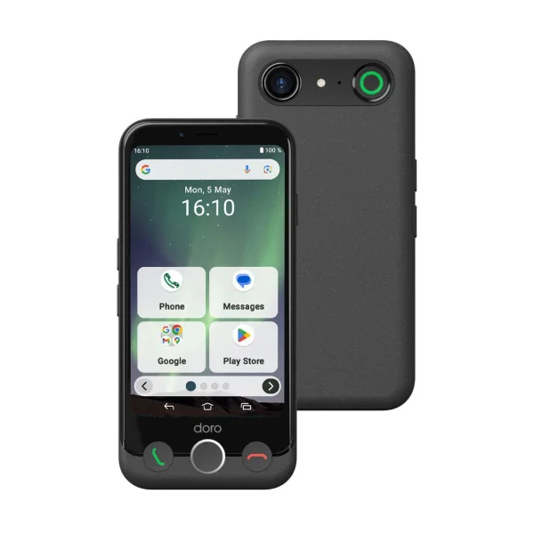 Doro Aurora A10 Smartphone 4GB/64GB Dual-SIM Doro Easy Interface Graphitgrau