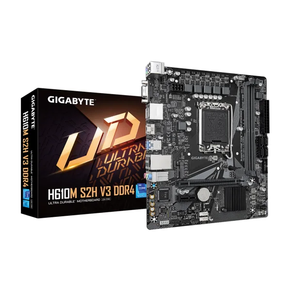 Gigabyte H610M S2H V3 mATX Mainboard Sockel 1700 HDMI/VGA/2xDP