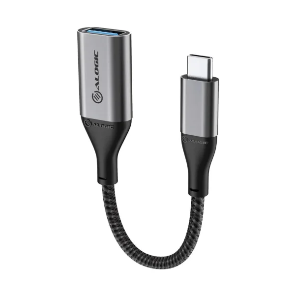 ALOGIC Super Ultra USB 3.1 USB-C auf USB-A Adapter 15cm grau