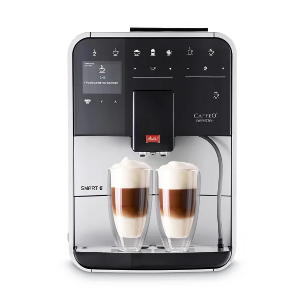 Melitta Caffeo Barista T Smart Kaffeevollautomat Silber/ Schwarz