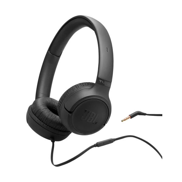 JBL TUNE 530 - kabelgebundener On-Ear-Kopfhörer Mikrofon schwarz
