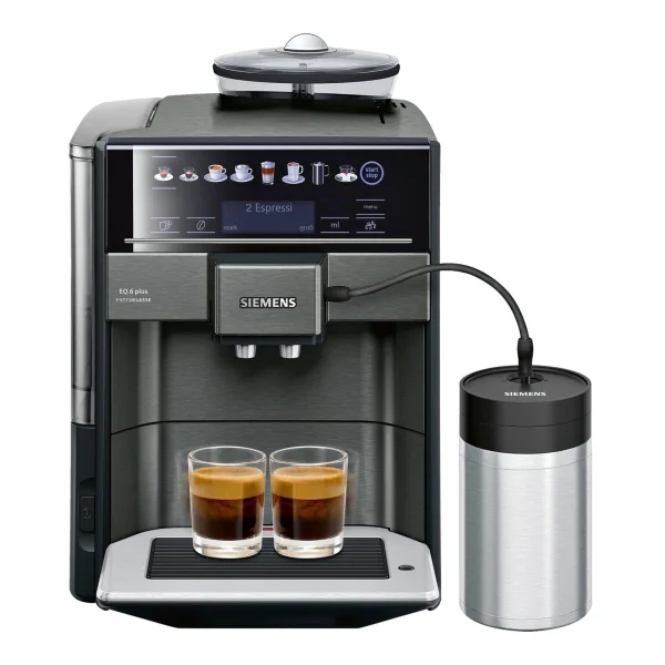 Siemens TE657F09DE EQ.6 plus extraKlasse Kaffeevollautomat dark inox