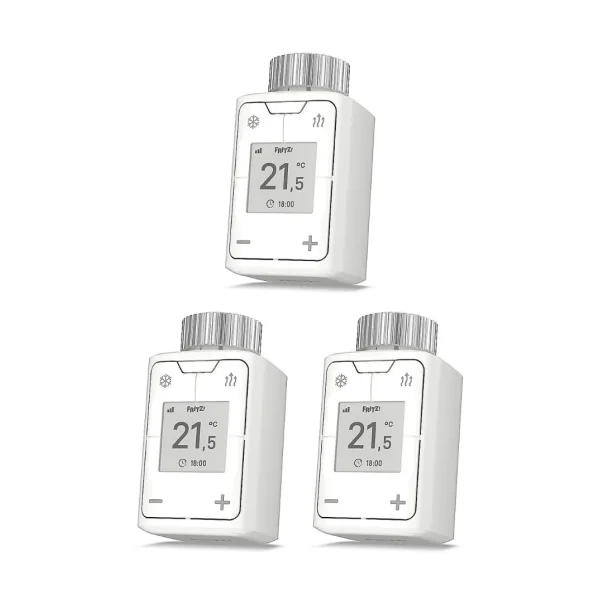 FRITZ!Smart Thermo 302 Heizkörperregler für AVM FRITZ!Box weiß, 3er Pack