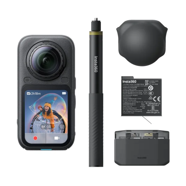 Insta360 X6 Essential Bundle Midnight Black