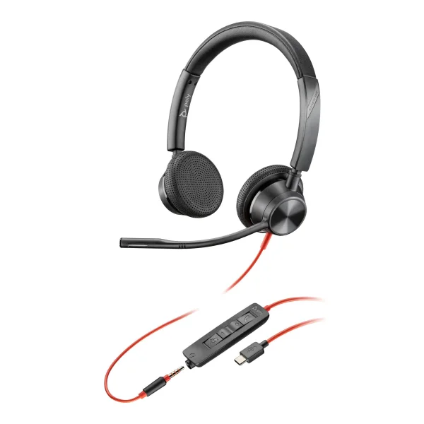 Poly Blackwire 3325 Headset for Business - USB-C - UC-zertifiziert