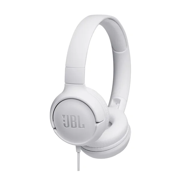 JBL TUNE 500 weiß - Kabelgebundener On-Ear-Kopfhörer Mikrofon
