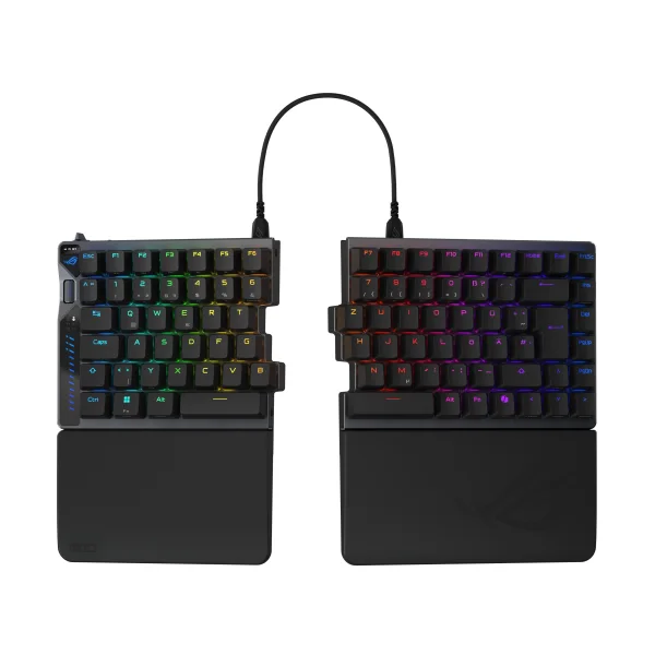 ASUS ROG Falcata 75% Wireless Split-Gaming-Tastatur, Hot-Swap, ROG HFX V2 Magnetic Switches, Rapid Trigger