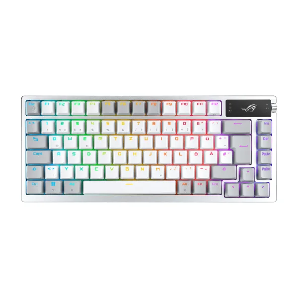 ASUS ROG Azoth RGB Weiß - Kabellose Hot-Swap Gaming Tastatur
