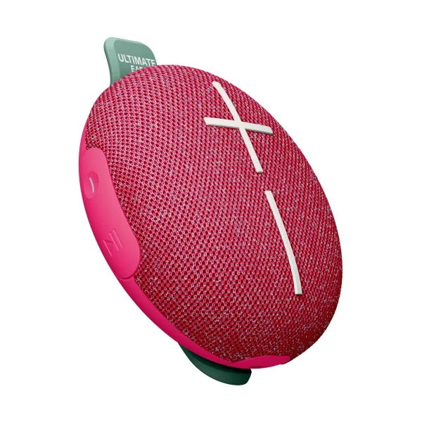 Ultimate Ears MINIROLL Pink, Mini Bluetooth Lautsprecher (A2DP), PartyUp Funktion, IP67- zertifizierte