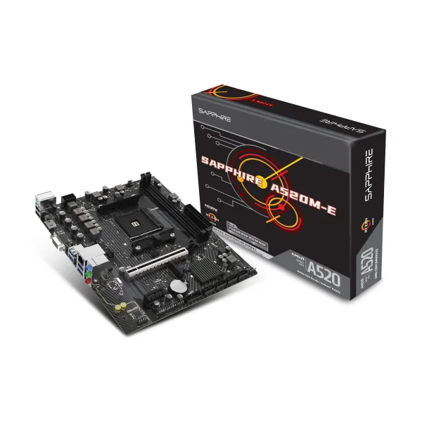 SAPPHIRE A520M-E mATX Mainboard VGA/HDMI/M.2