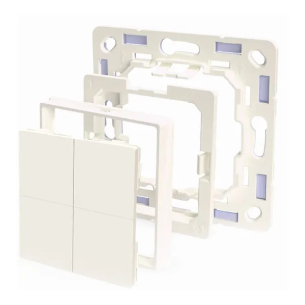 Shelly BLU Wall Switch 4 Adapter Legrand & Shelly