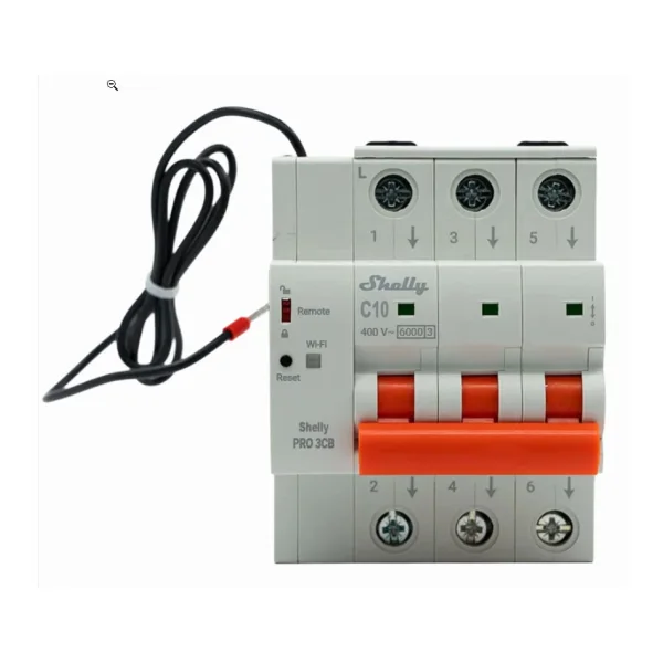 Shelly Smarter Leitungsschutzschalter Pro 3CB C16 3-polig 16A Fernsteuerung LAN WLAN Bluetooth