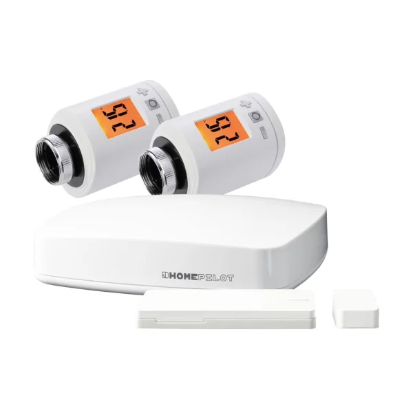 Homepilot Starter Set Smarte Heizung • 2 Thermostate • Tür-/Fensterkontakt
