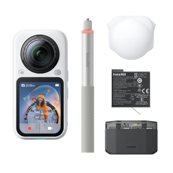Insta360 X6 Essential Bundle Arctic White
