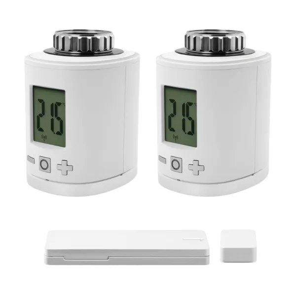 Homepilot Heizkörper-Thermostat smart, 2er Pack mit Tür- / Fensterkontakt