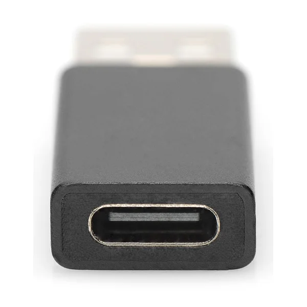 DIGITUS USB Typ-C Adapter, Typ A to C M/F, 3A, 5GB, 3.0 Version, schwarz