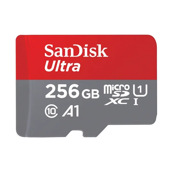 SanDisk Ultra 256 GB microSDXC Speicherkarte Kit (2022) bis 150 MB/s C10, U1, A1