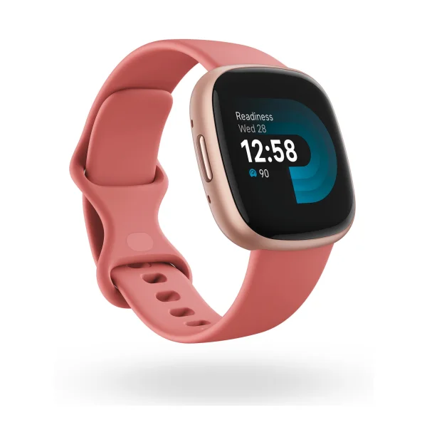 Fitbit Versa 4 Fitness-Smartwatch Rosa/Rosé