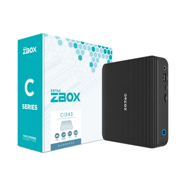 ZOTAC ZBOX edge CI343 Mini-PC Barebone N100 0GB/0GB Intel UHD DOS