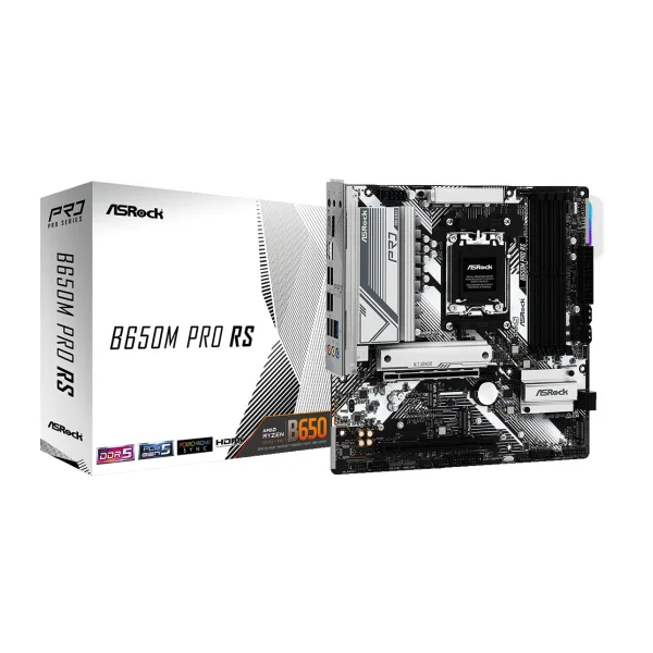 ASRock B650M Pro RS AM5 mATX Mainboard M.2/HDMI/DP/USB3.2(Gen2)