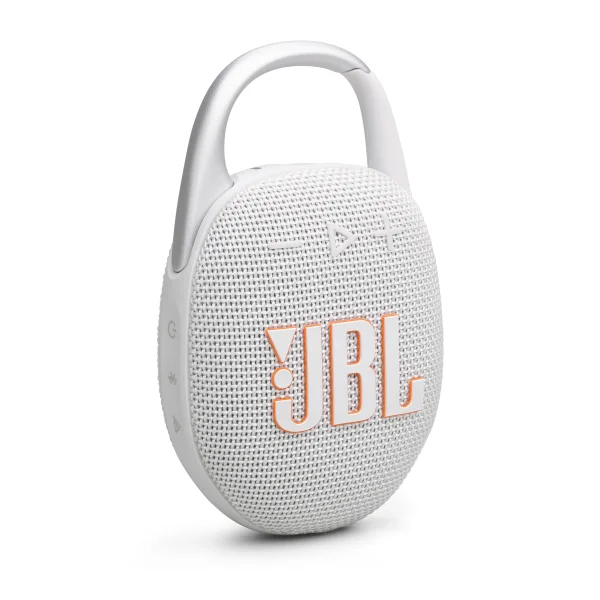 JBL Clip 5 Tragbarer Bluetooth-Lautsprecher wasserdicht nach IP67 weiß
