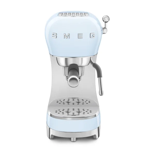 SMEG ECF02PBEU 50s Style Espresso-Kaffeemaschine Pastellblau