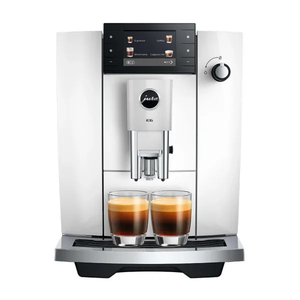 JURA E6 Piano White (ED) Kaffeevollautomat