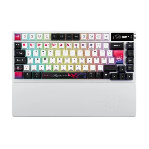 ASUS ROG Azoth X 75% Wireless Custom-Gaming-Tastatur, Hot-Swap, ROG NX V2-Switches
