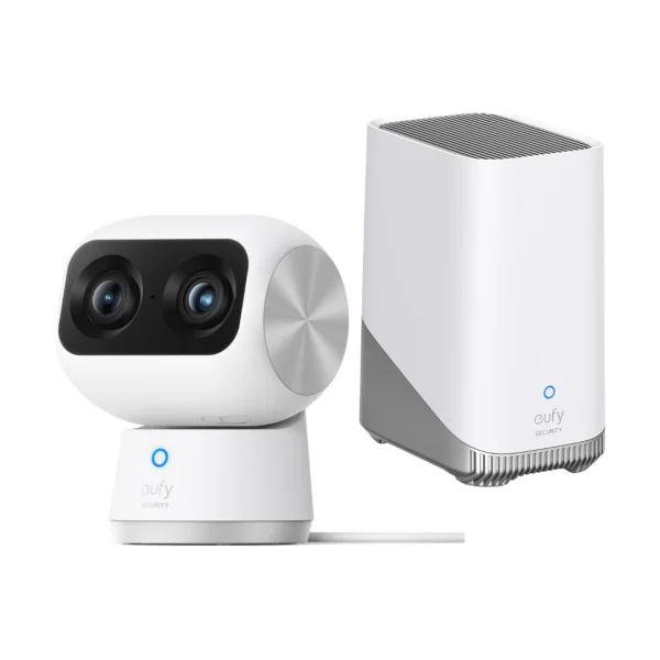 eufy S350 Überwachungskamera 4K 360 Grad Dual-Cam Indoor + Homebase 3