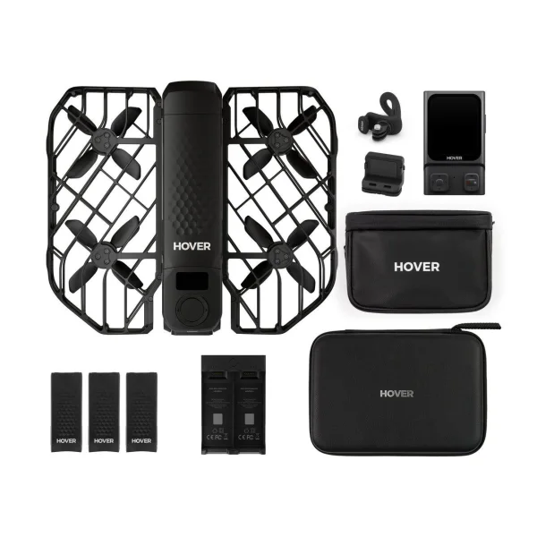 HOVERAir Kamera-Drohne X1 PROMAX Ultimatives Fahrrad-Set schwarz