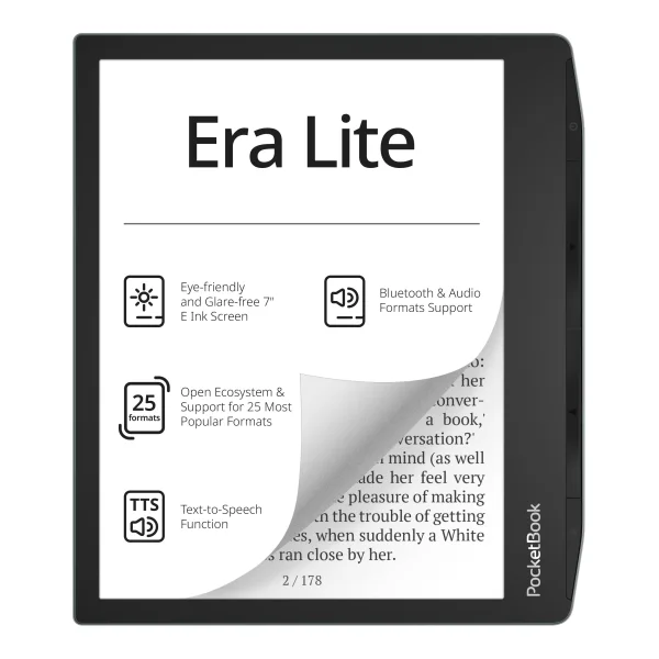 PocketBook Era Lite Stone Green eReader mit 300 DPI 16GB