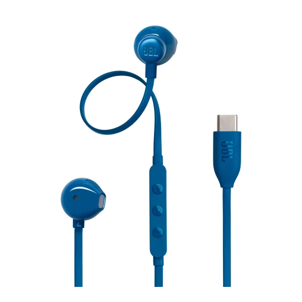 JBL Tune 305C, In-Ear Wired USB-C Headphone High Resolution, blau