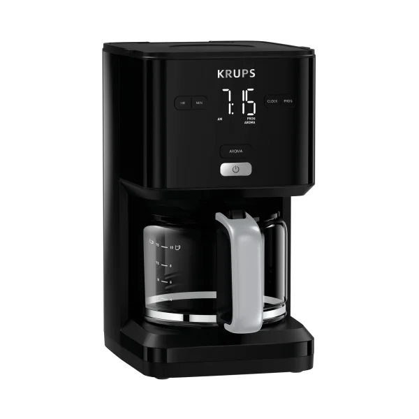 Krups KM6008 Filterkaffeemaschine SMART N LIGHT Schwarz 24h-Timer