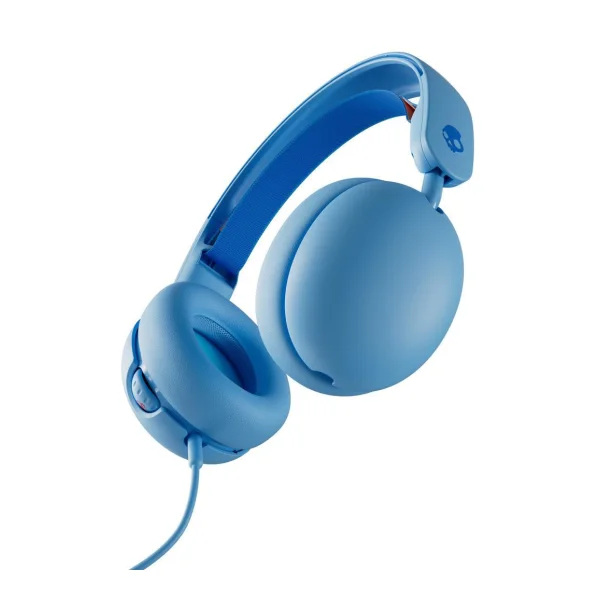 Skullcandy Grom Kopfhörer, blau Over-Ear für Kinder, mit Kabel