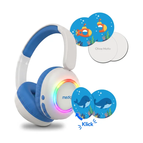 Medion LIFE HE-1 Kids Bluetooth Kinderkopfhörer blau