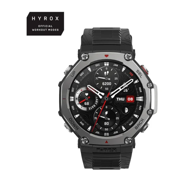 Amazfit T-Rex 3 48,5mm Outdoor Smartwatch GPS HYROX Onyx