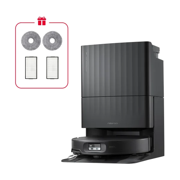Roborock Qrevo Edge 2X Saugroboter Schwarz