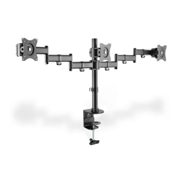 DIGITUS Dreifach Monitor Ständer mit Klemmbefestigung