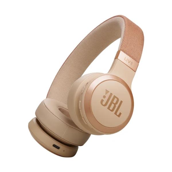 JBL LIVE 670 NC Wireless Bluetooth On-Ear Kopfhörer sandstone
