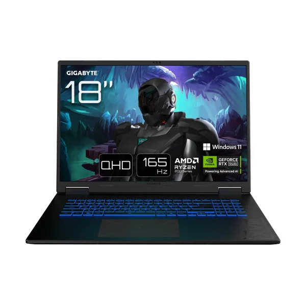 GIGABYTE GAMING A18 3WH Gaming Laptop 18" QHD 165Hz Ryzen 7 260 32GB/1TB RTX 5070 Win11