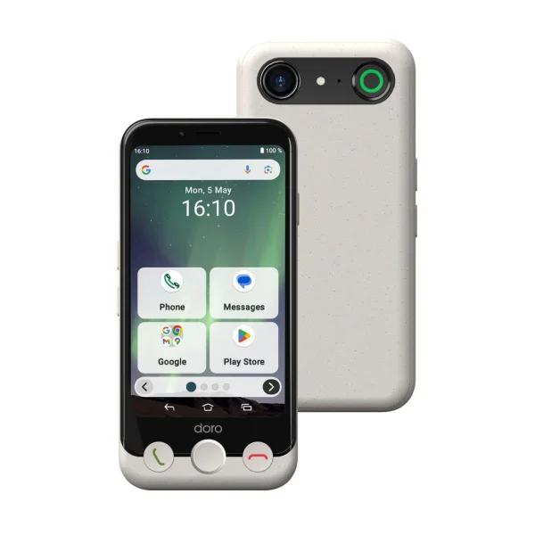 Doro Aurora A10 Smartphone 4GB/64GB Dual-SIM Doro Easy Interface Weiß