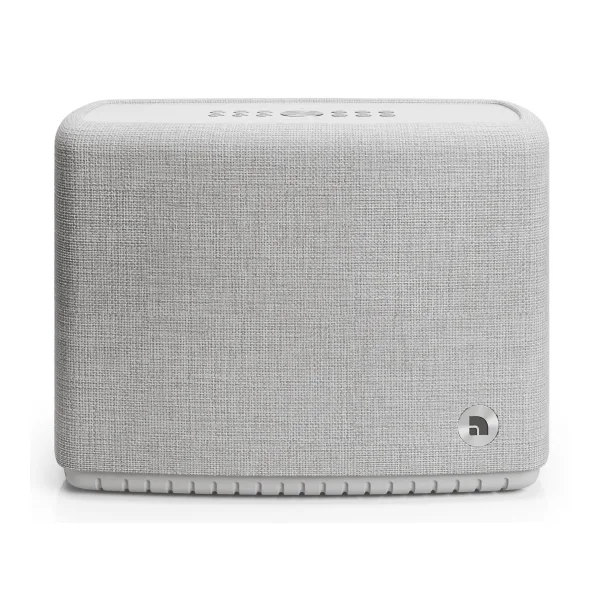 Audio Pro A15 W Portabler, spritzwasserfester Multiroom-Lautsprecher hellgrau