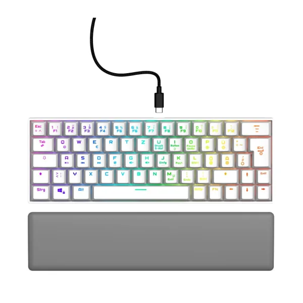 uRage Gaming-Keyboard Exodus 760 Mechanical Mini, Rote Switches, WS, QWERTZ DE