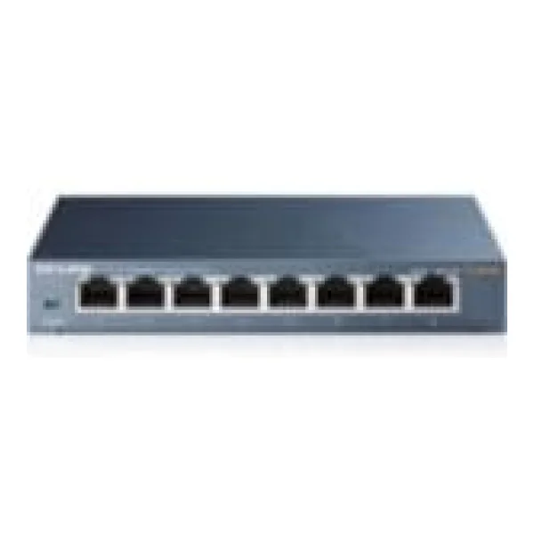 TP-LINK TL-SG108 8x Port Desktop Gigabit Switch Metall